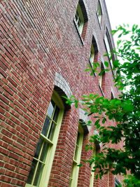 Low angle view of residential building