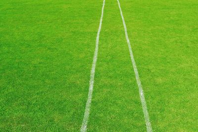 Full frame shot of soccer field