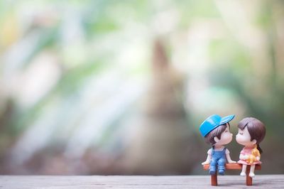 Boy playing with toy