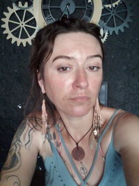 Portrait of beautiful woman