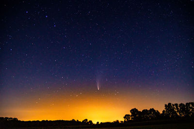 Comet nightsky