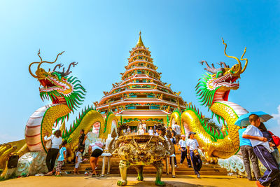 Temple against sky