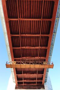 Low angle view of built structure against sky