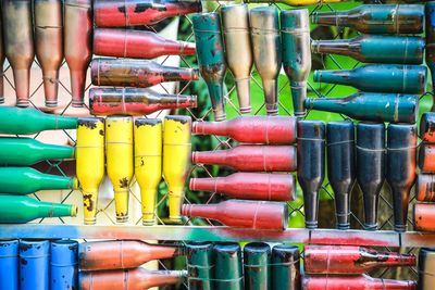 Close-up of multi colored for sale in market