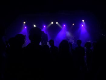 Crowd at music concert