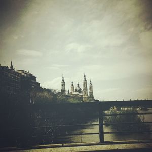 View of church against cloudy sky