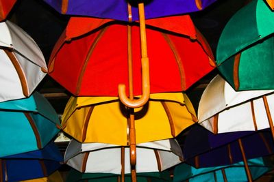 Close-up of multi colored lantern