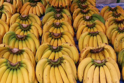 Full frame shot of fruits for sale at market stall