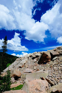 Scenic view of mountain against sky