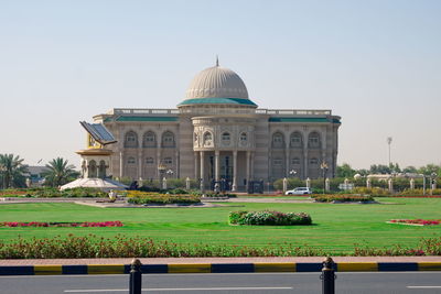 Built structure against clear sky