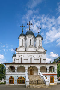 Low angle view of building against sky