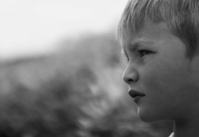 Close-up of girl