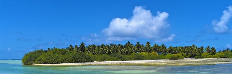 Panoramic view of sea against sky