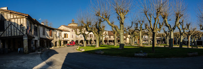 Panoramic shot of buildings against sky