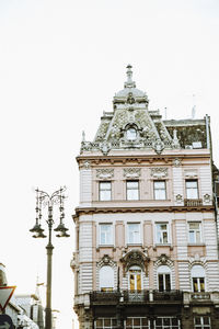 Low angle view of buildings against sky