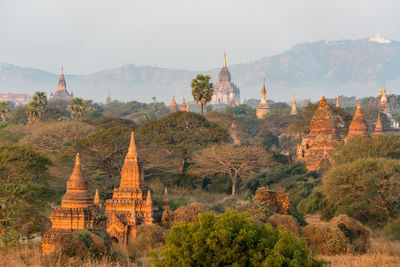 View of temple against sky