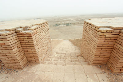 Built structures against the sky