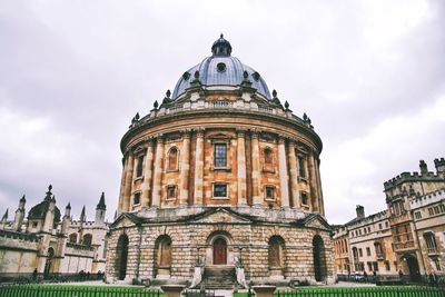 Low angle view of building against sky