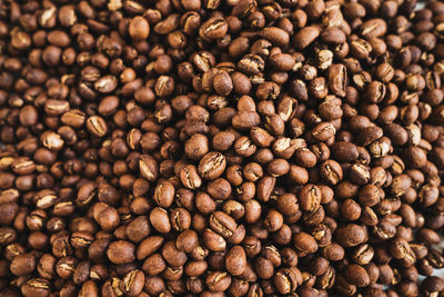 Full frame shot of coffee beans