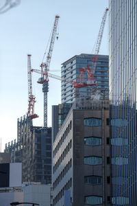 Construction site seen from akasaka 2-chome, tokyo