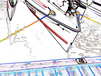 Close up of multi colored wall