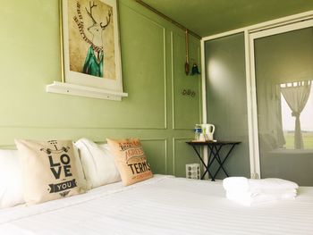 View of bed in bedroom