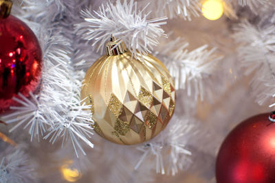 Close-up of christmas decoration