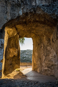 Archway at sassi di matera