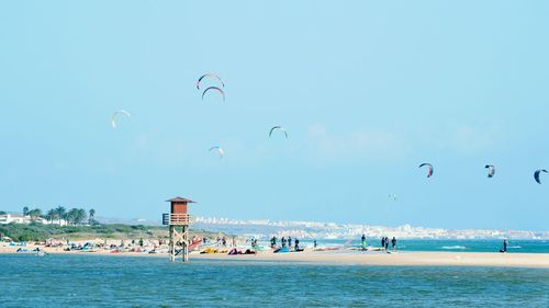 People on beach