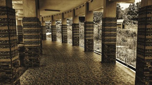 Stack of alley in building