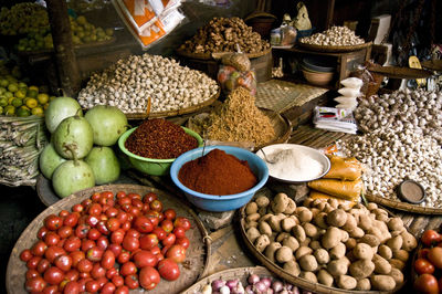 Full frame shot of market stall for sale