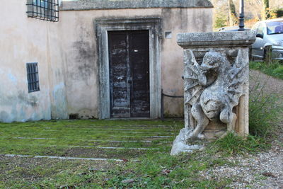 Facade of old building