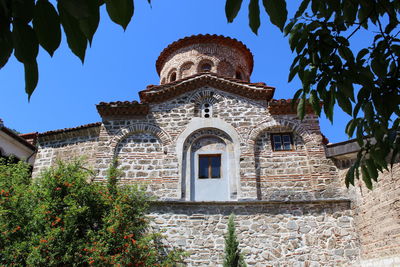 Low angle view of temple