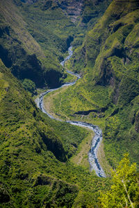 Cirque de mafate, dos d'ane at reunion island