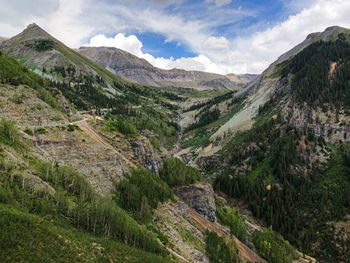 Scenic view of mountains