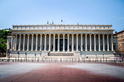 View of government building against clear sky