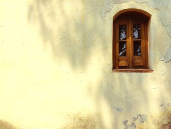 Close-up of closed door