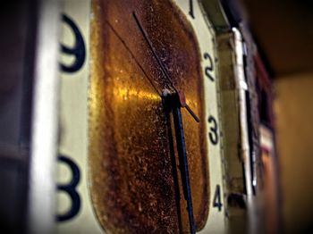 Close-up of rusty metal