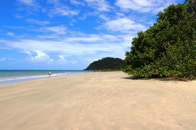 Scenic view of beach