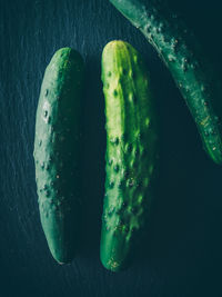 High angle view of fruits on table