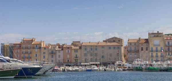 Panoramic view of buildings against sky