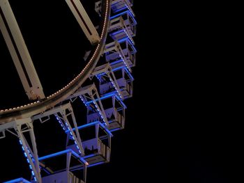 Low angle view of illuminated building