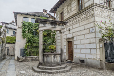 Low angle view of old building