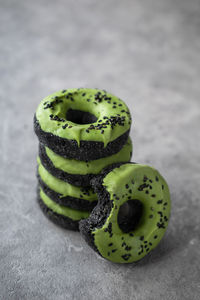 Close-up of dessert on table