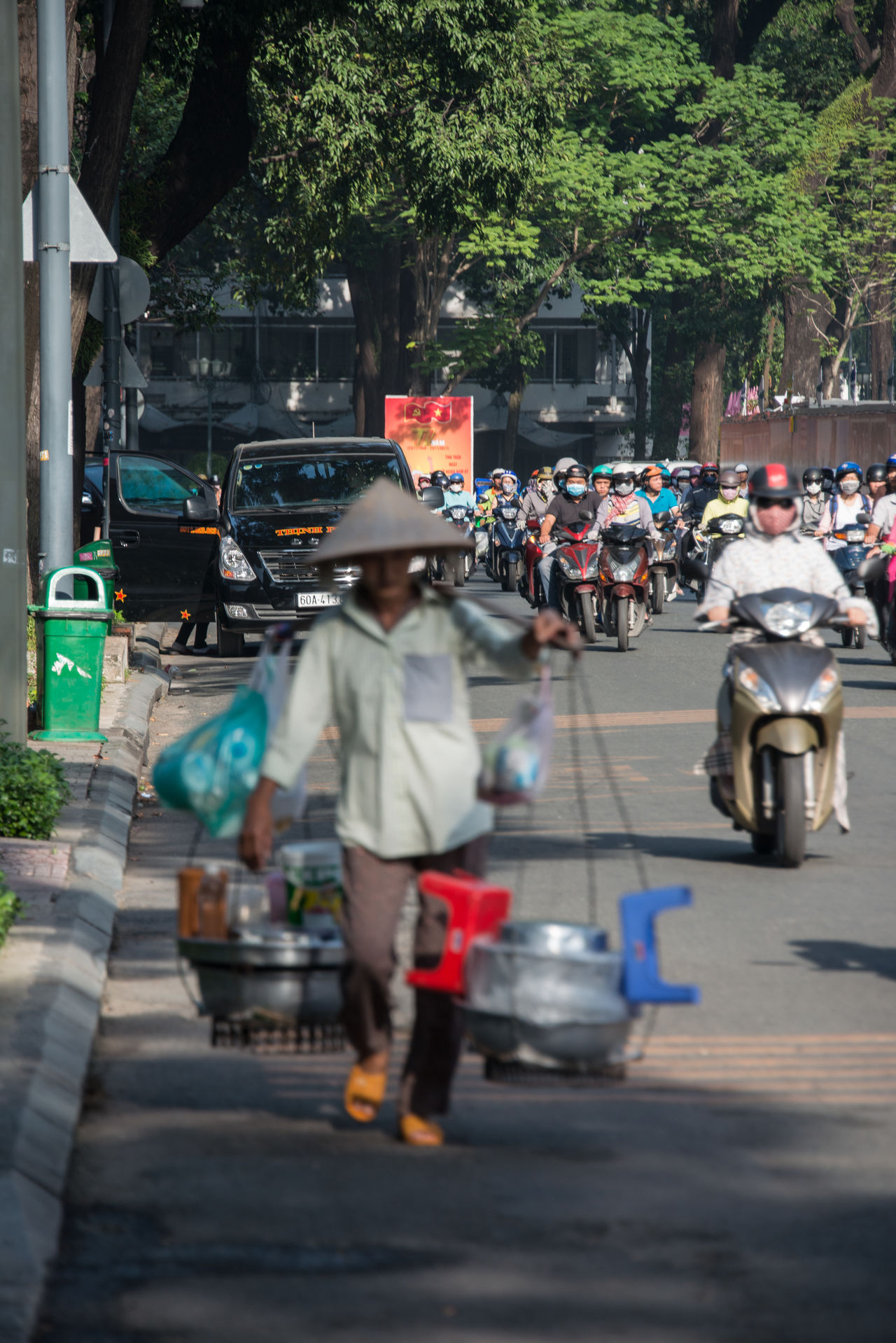 Auntie in the morning market