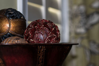 Close up of floral pattern