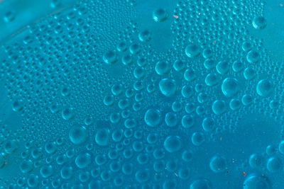 Full frame shot of bubbles in water