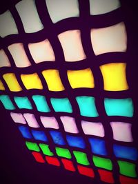 Full frame shot of multi colored light