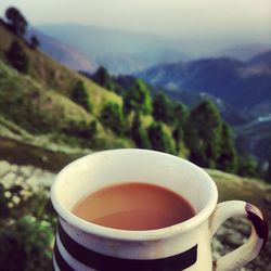 Close-up of coffee cup