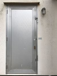 Close-up of closed door